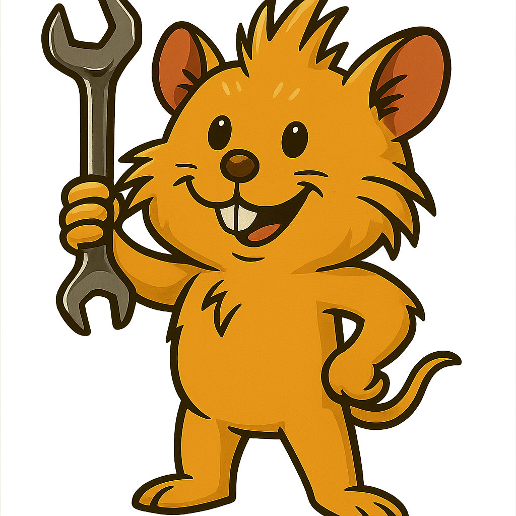 Archive gerbil mascot